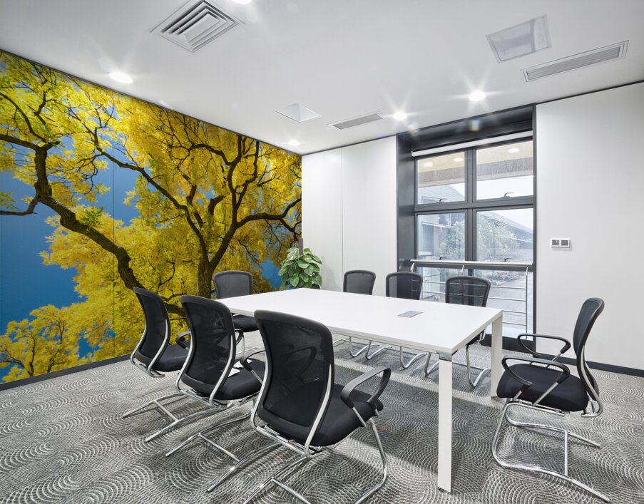 Golden Majesty - A Cottonwoods Radiant Reverie Wall Printing