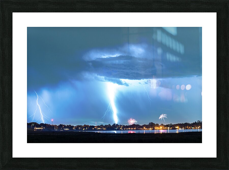 Power Bolt from Heaven Picture Frame print