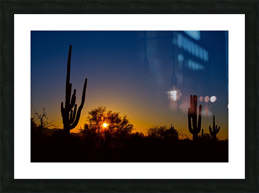 Just Another Sonoran Desert Sunrise Picture Frame print
