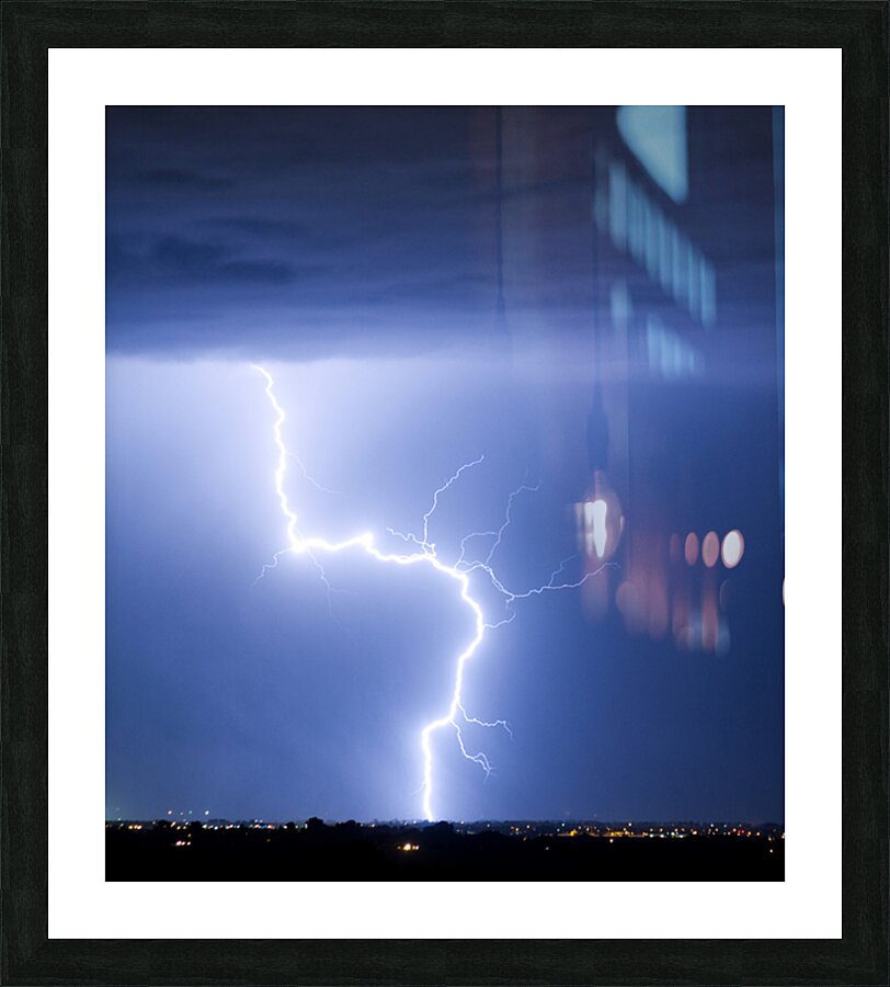 C2G Lightning Strike Picture Frame print