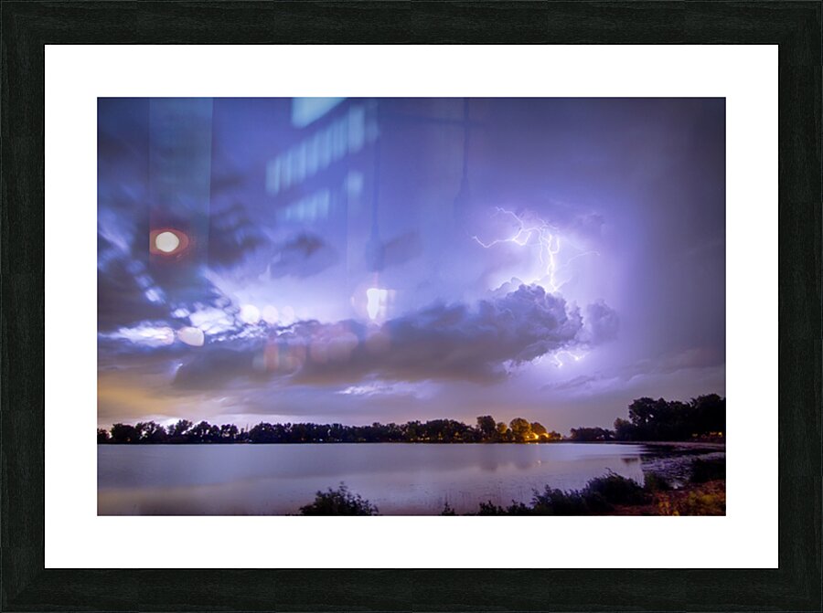 Summer Storm Picture Frame print