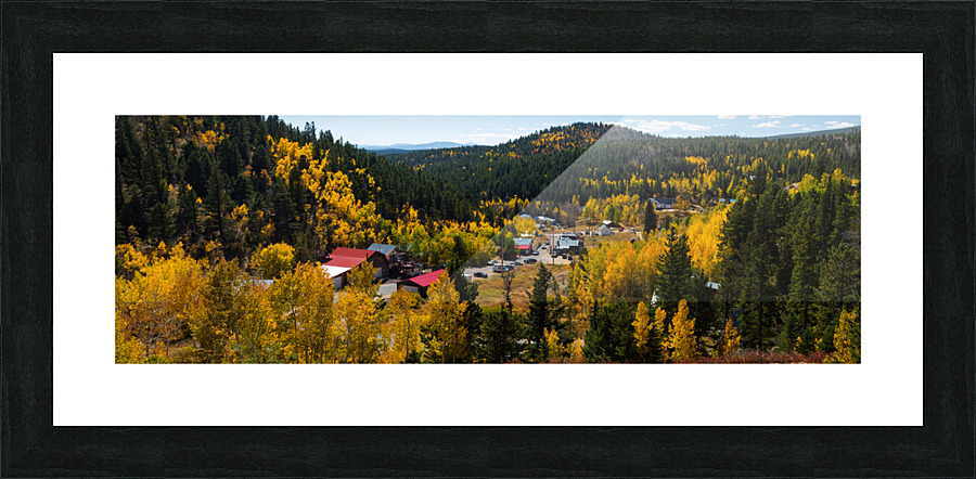Ward Colorado Panoramic Autumn View  Impression encadrée