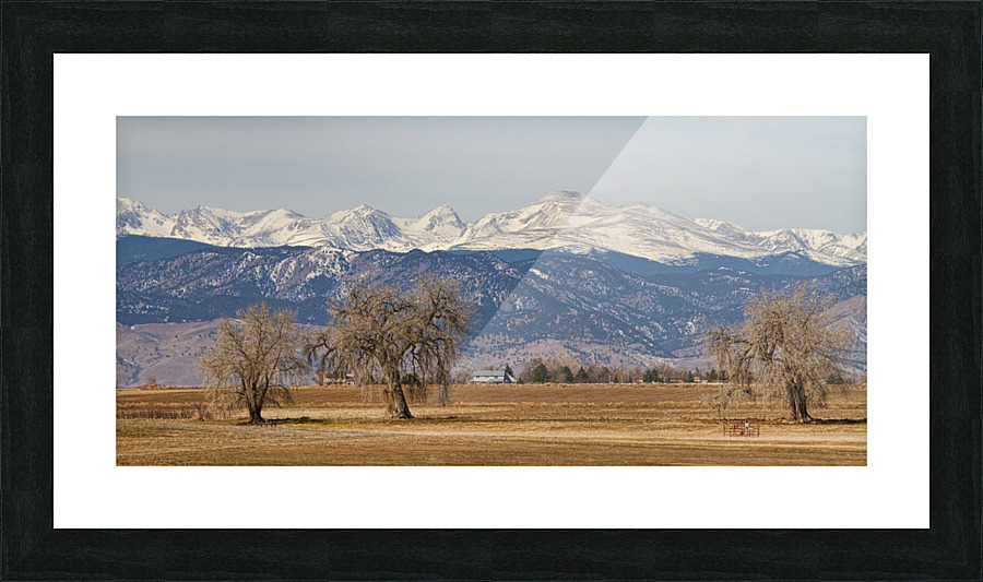 Colorado Front Range Continental Divide Panor  Framed Print Print