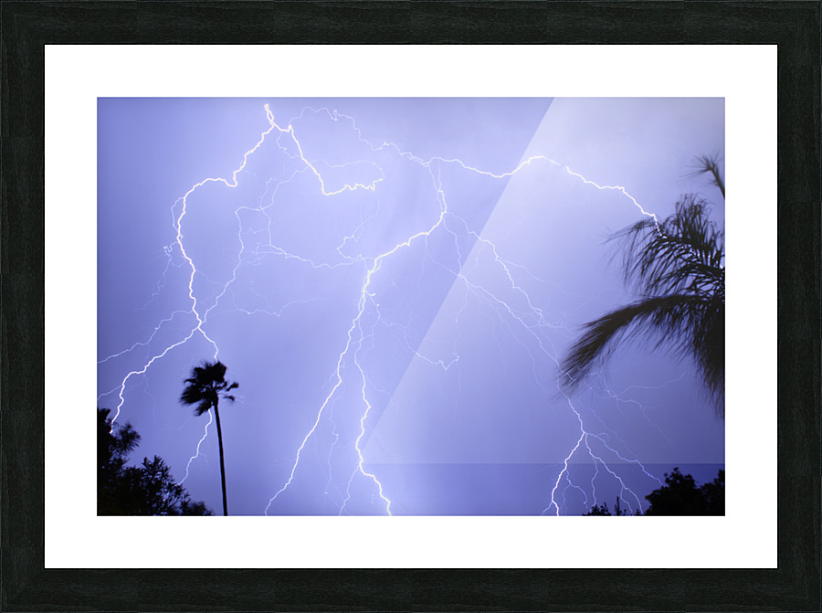 Tropical Storm Picture Frame print