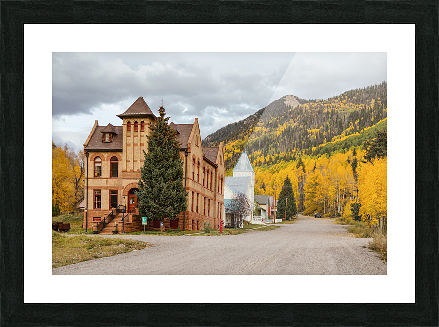 Beautiful Small Town Rico Colorado Picture Frame print