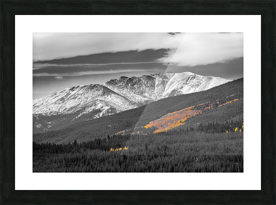 Rocky Mountain Independence Pass Glow Impression et Cadre photo
