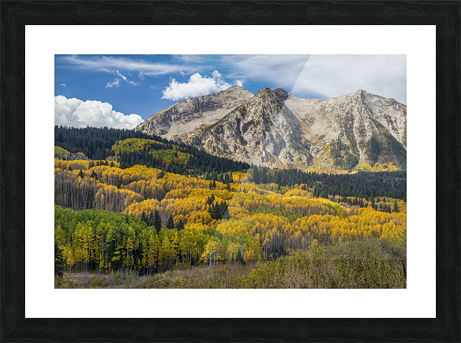 Rocky Mountain Autumn Season Colors  Impression encadrée