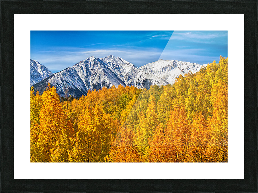 Colorado Rocky Mountain Autumn Beauty Frame print