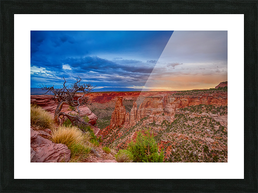 Colorado National Monument Evening Storms Frame print