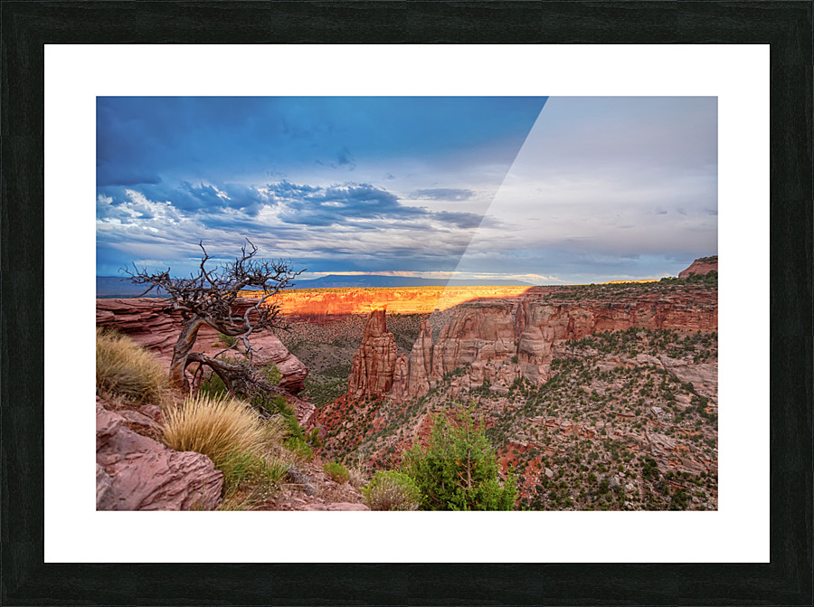 Colorado National Monument Burning Ridge  Frame print