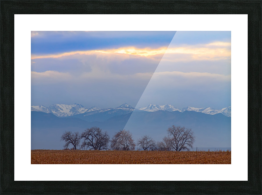 Colorado Rocky Mountain Front Range Standing Ovation Frame print