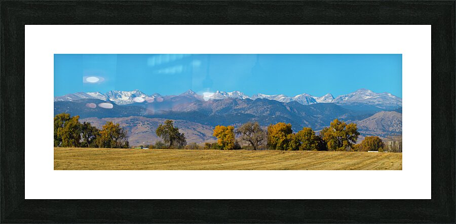 Front Range Horizon - A Boulder County Panorama Picture Frame print