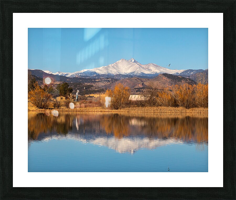 Paul Bunyan and the inspiring Landscapes of the Rocky Mountains Picture Frame print