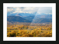 Boulder Colorado Autumn Scenic View Picture Frame print