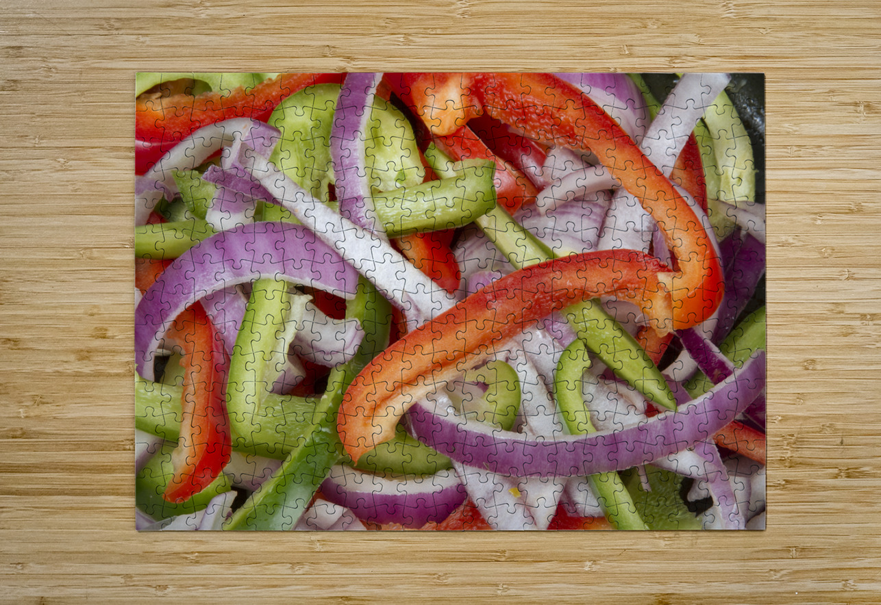 Colorful Peppers and Onions Bo Insogna Puzzle printing