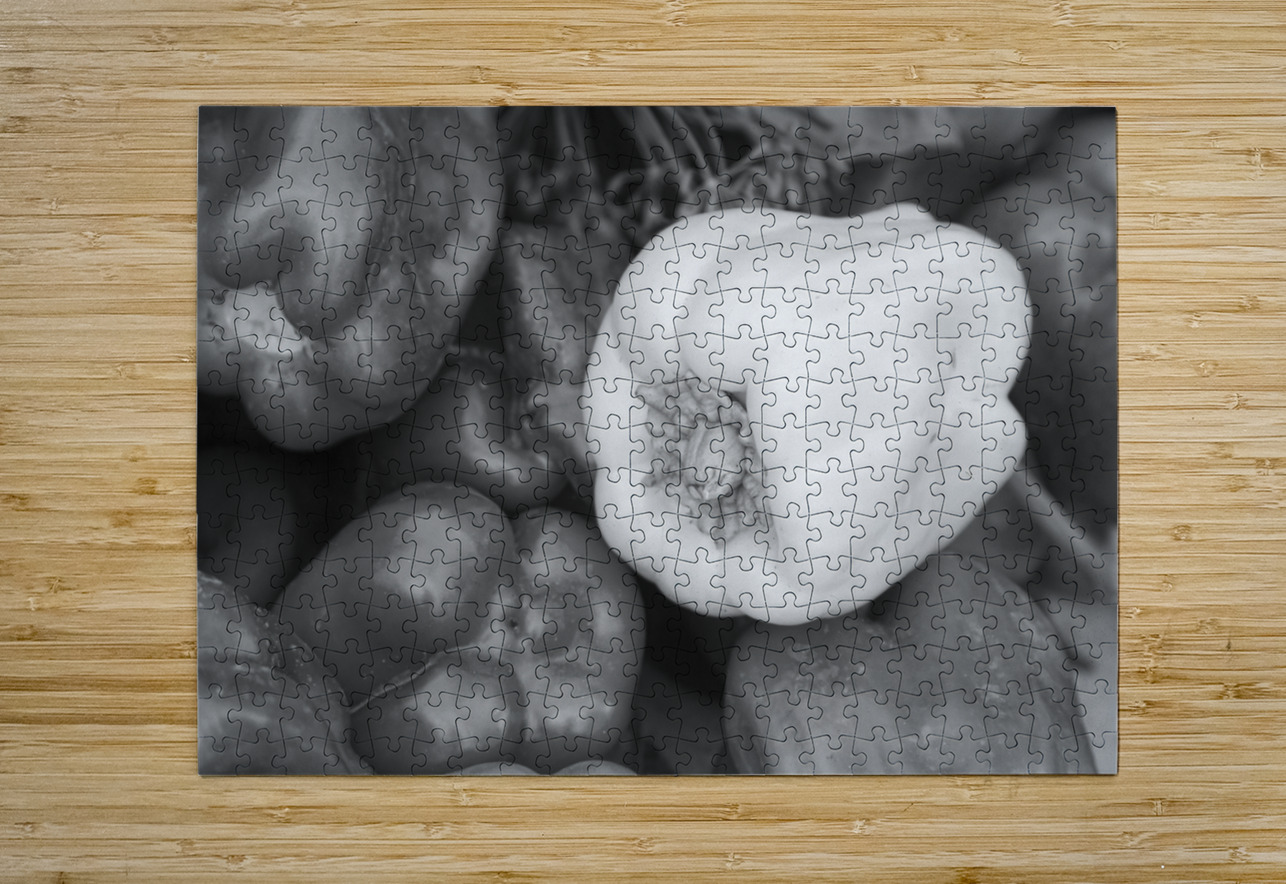 Albino Bullnose Pepper BW Bo Insogna Puzzle printing