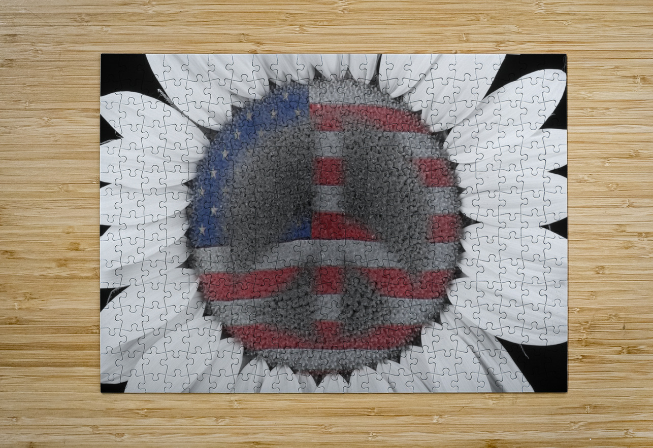 American Sunflower Power Bo Insogna Puzzle printing