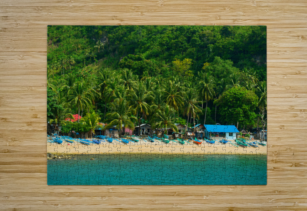 Blue Whispers of the Tropic Shore Bo Insogna Puzzle printing