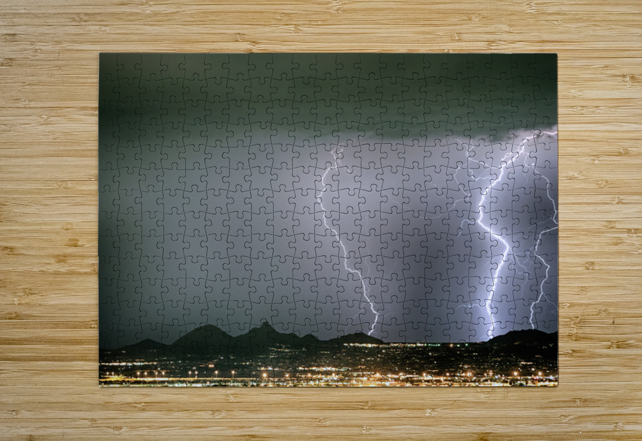Reata Pass City Lights Lightning Strikes Bo Insogna Puzzle printing
