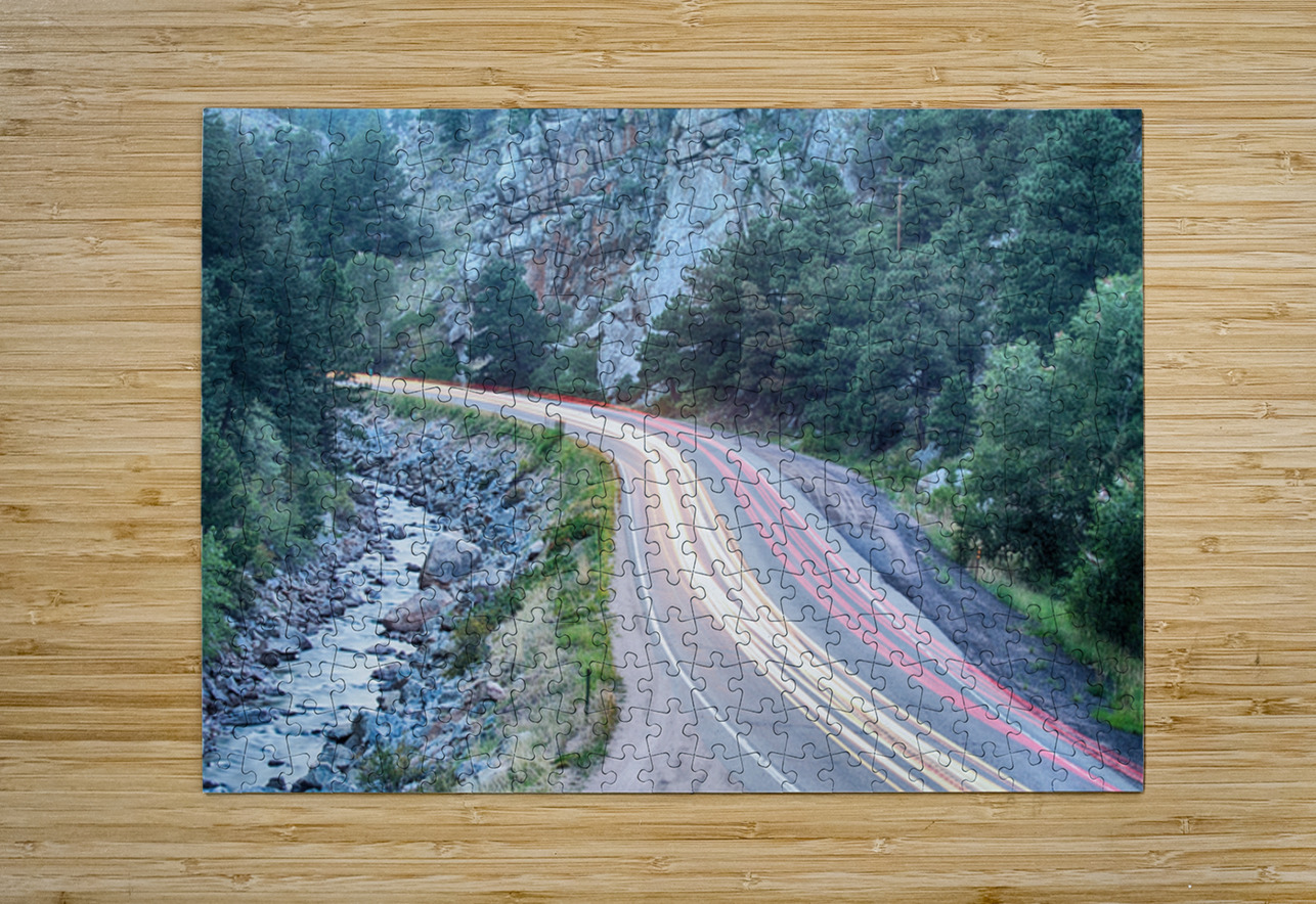 Boulder Canyon Drive and Colorado Commute Bo Insogna Puzzle printing
