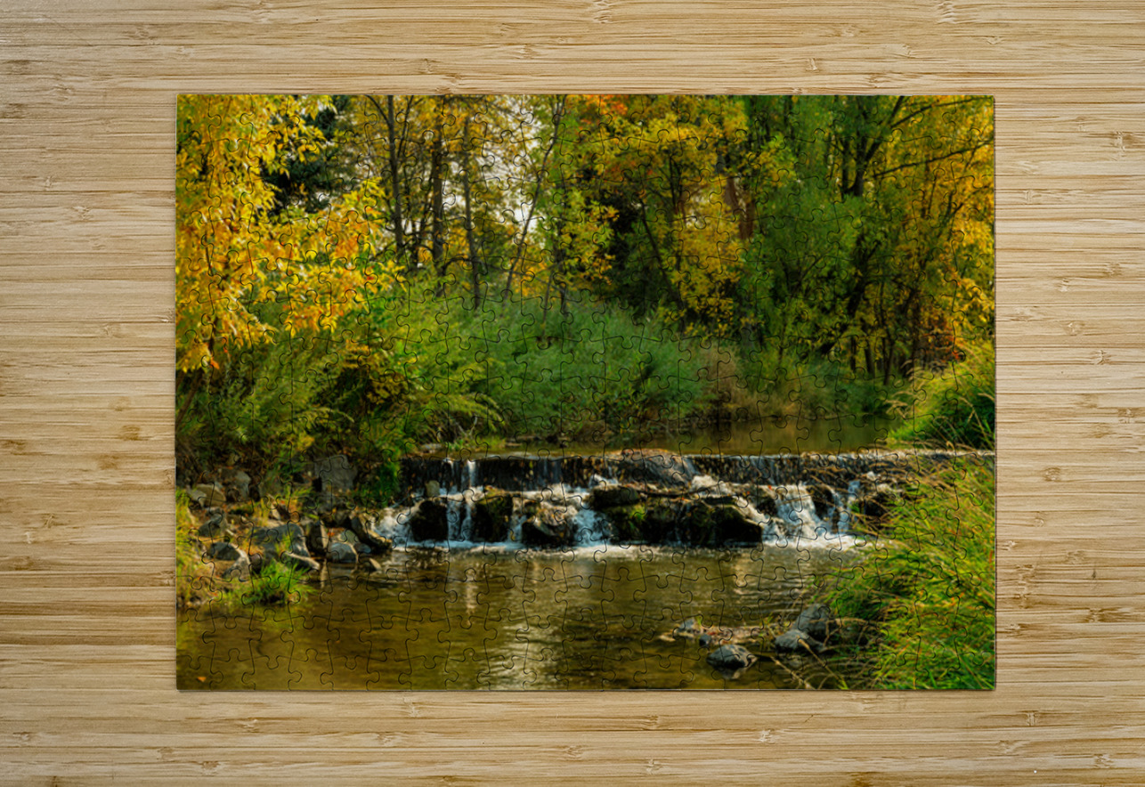 Lefthand Creek Longmont Autumn View Bo Insogna Puzzle printing