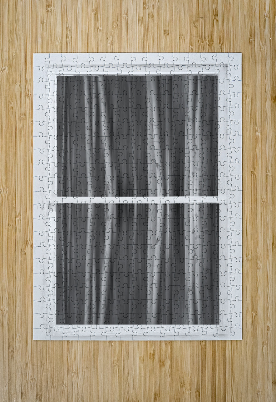 Surreal Dreamy Aspen Forest White Rustic Window Bo Insogna Puzzle printing
