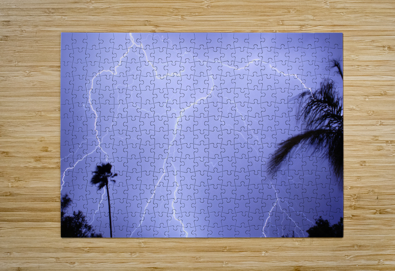 Tropical Storm  HD Metal print with Floating Frame on Back