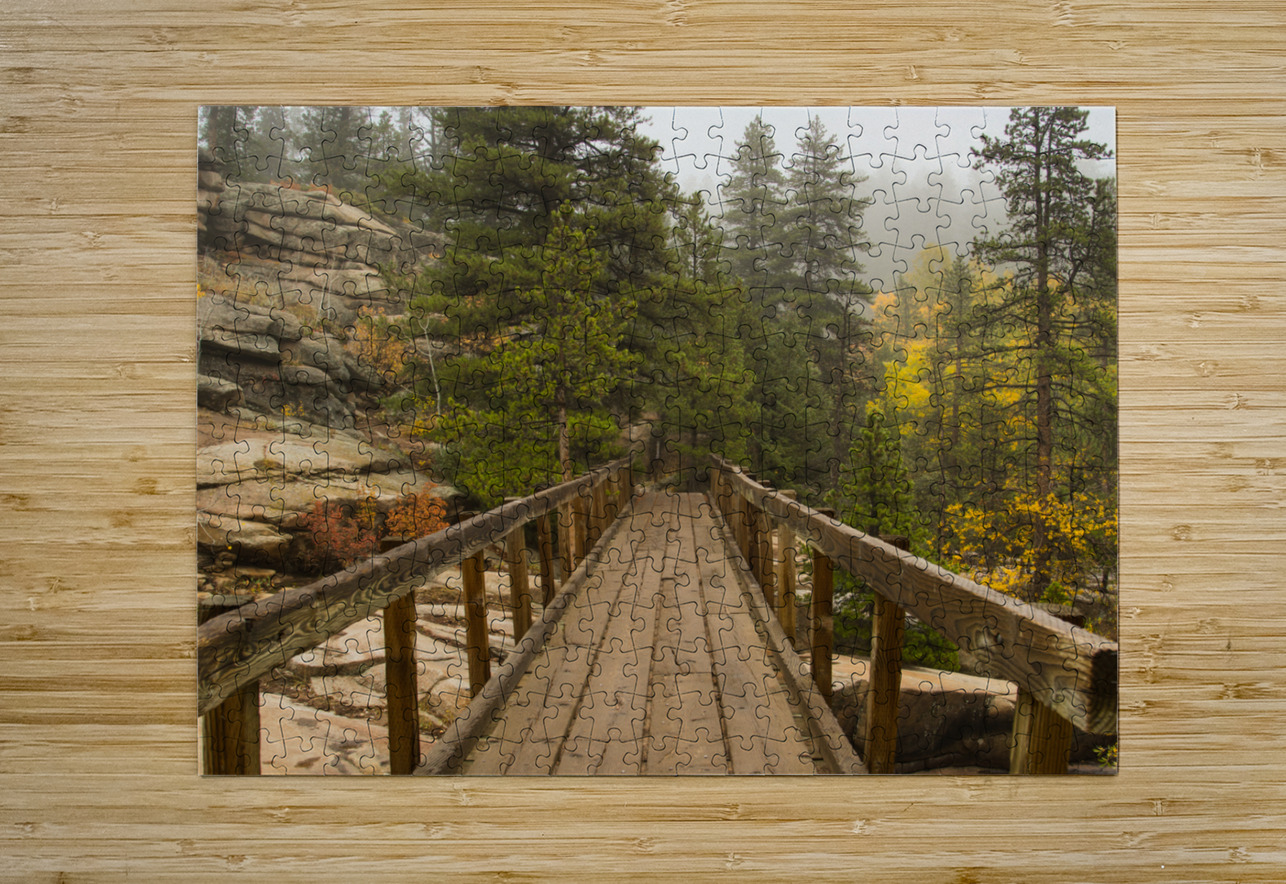 Bridge Into The Clouds 48x36 Bo Insogna Puzzle printing