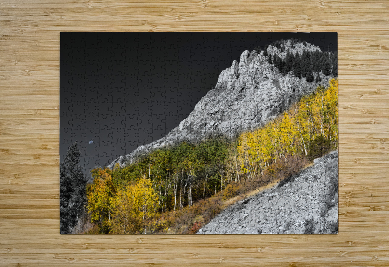 Monarch Pass Waning Gibbous Moon Selective Bo Insogna Puzzle printing