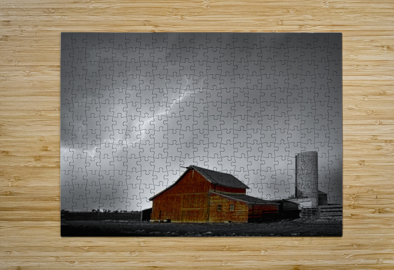 Watching the Farm Storm Bo Insogna Puzzle printing