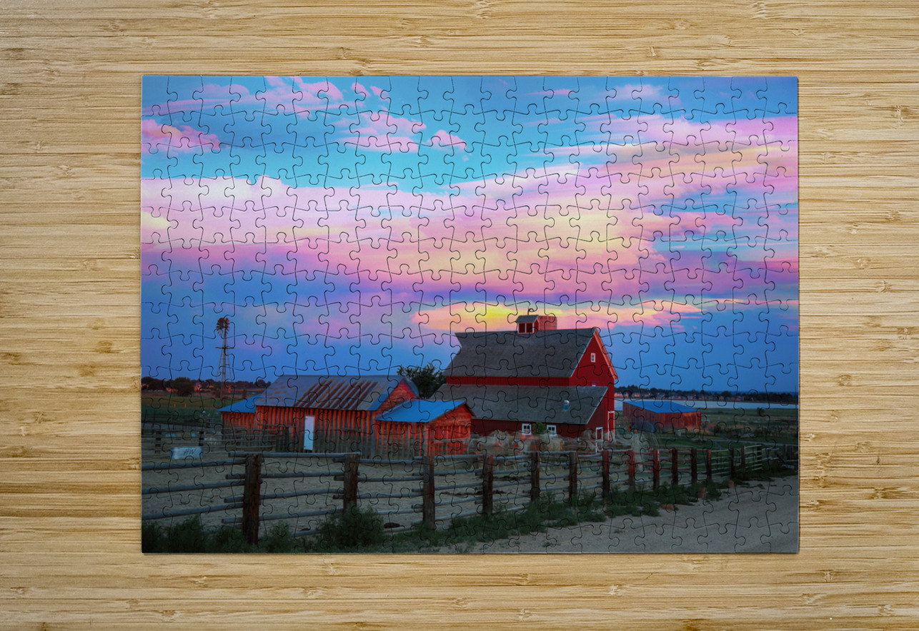 Ghost Horses Pastel Sky Timed Stack Bo Insogna Puzzle printing