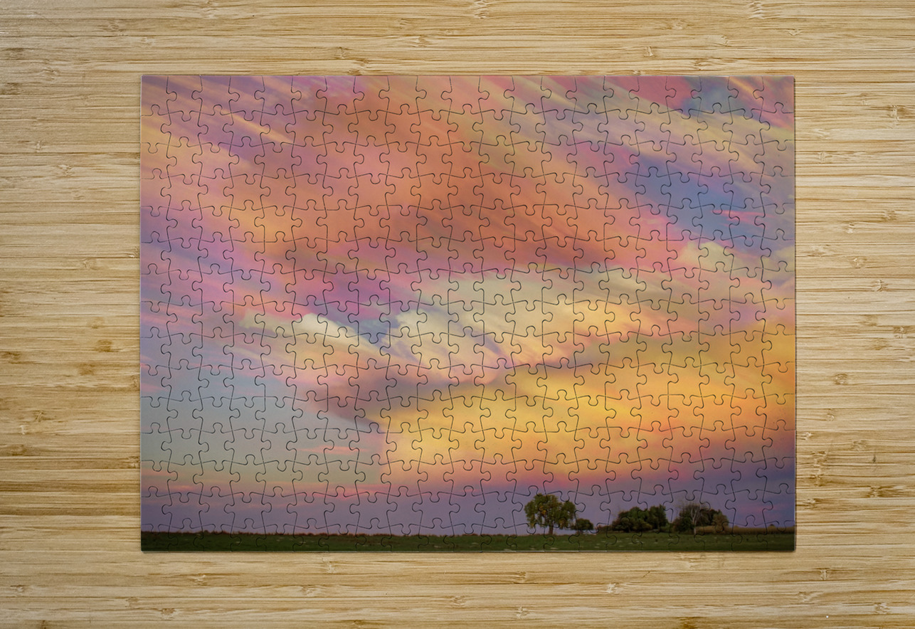 Pastel Painted Big Country Sky Bo Insogna Puzzle printing