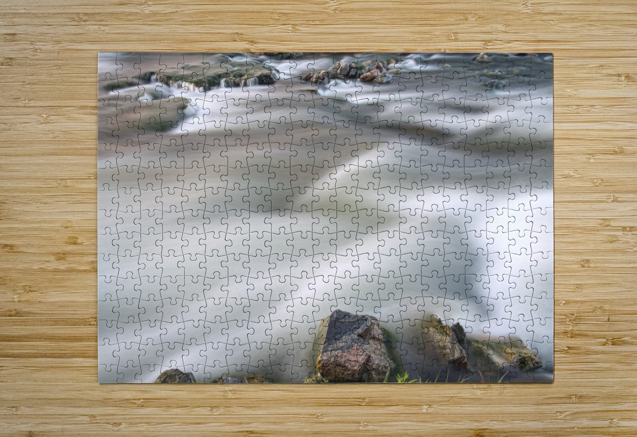 Peaceful Flow  HD Metal print with Floating Frame on Back