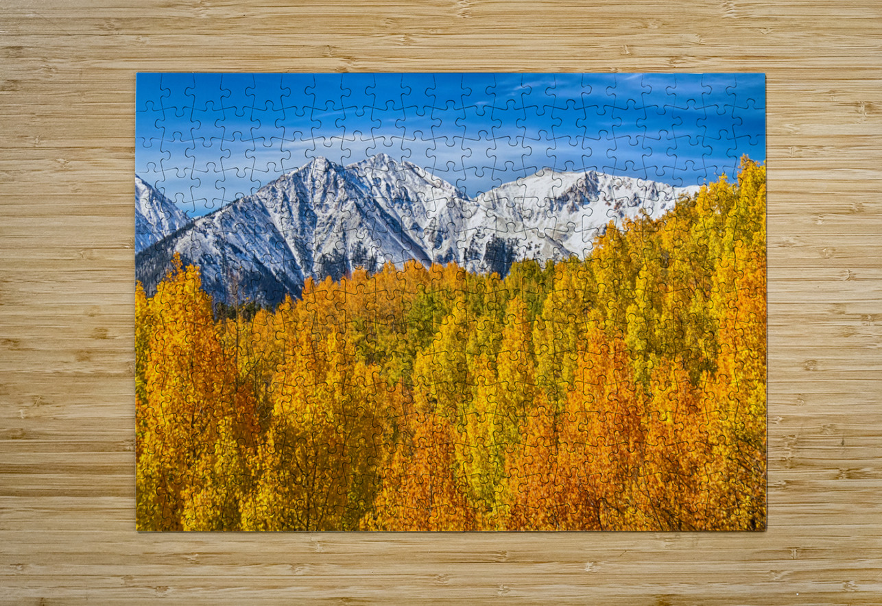 Colorado Rocky Mountain Autumn Beauty Bo Insogna Puzzle printing