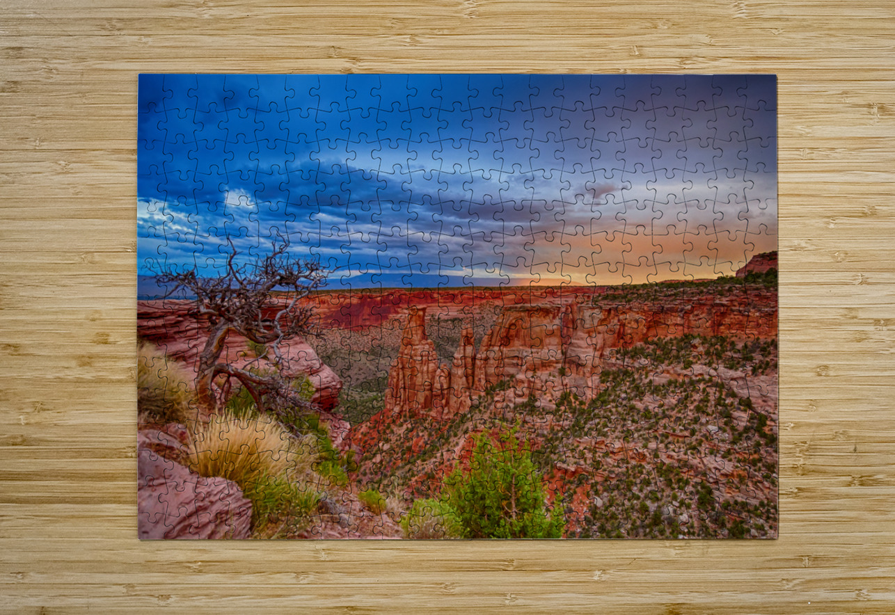 Colorado National Monument Evening Storms Bo Insogna Puzzle printing