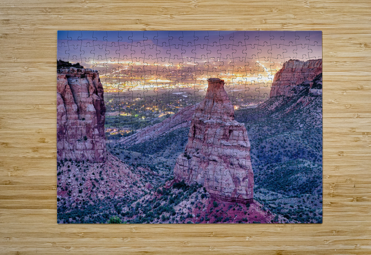 Colorado Independence Monument View To The Ci Bo Insogna Puzzle printing