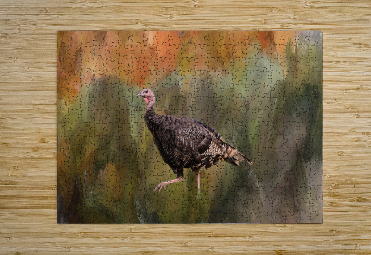 Native Merriam Turkey Bo Insogna Puzzle printing