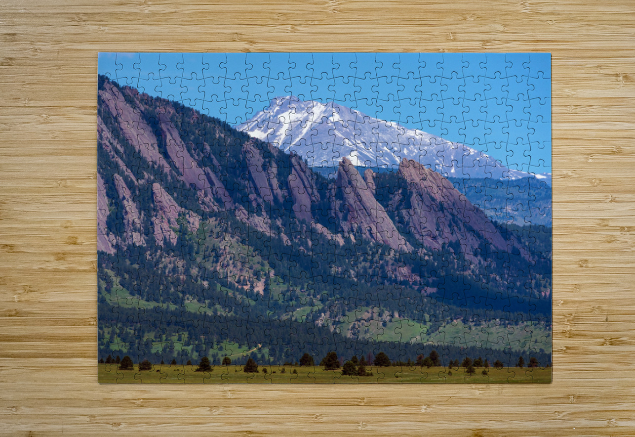 Boulder Flatirons Longs Peak Bo Insogna Puzzle printing