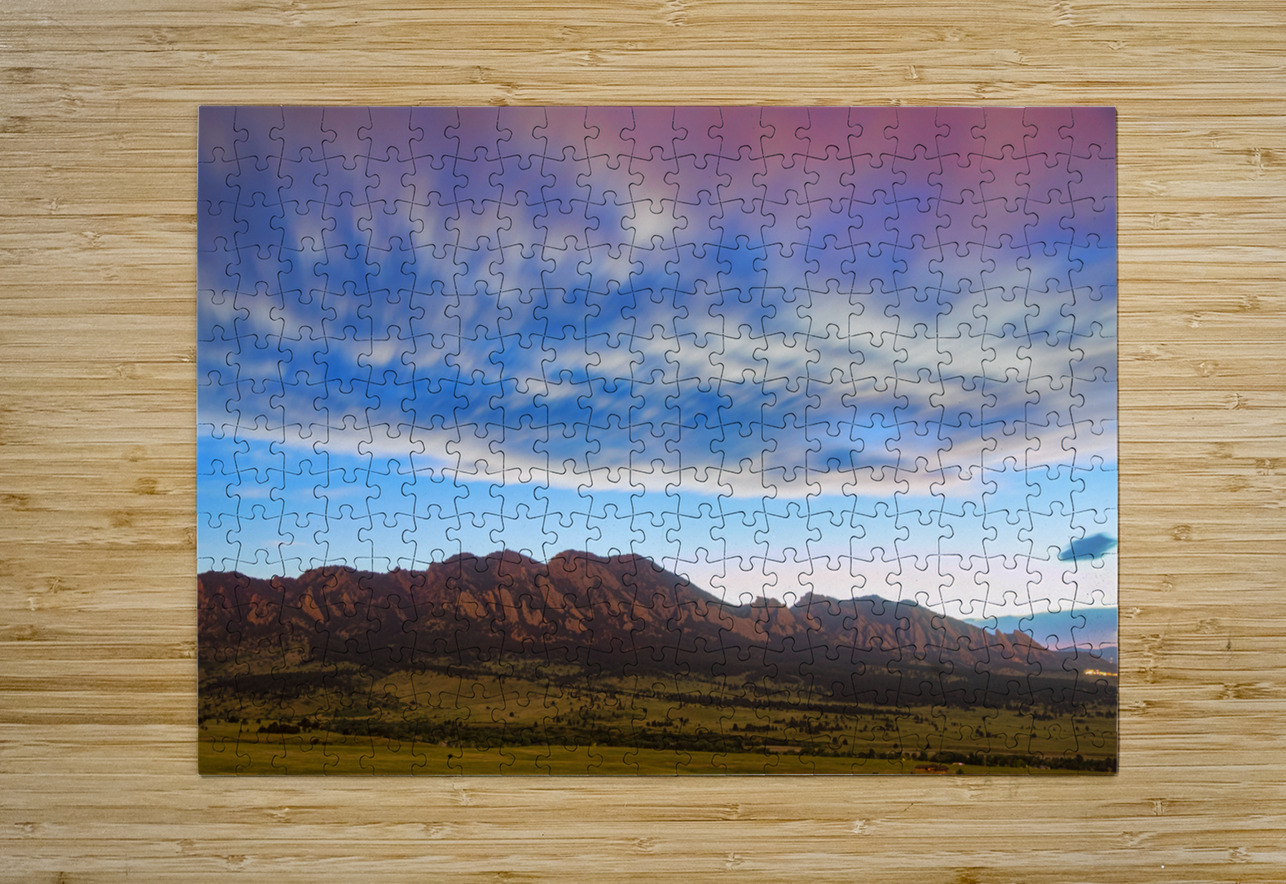 Boulder Colorado Dreaming  HD Metal print with Floating Frame on Back