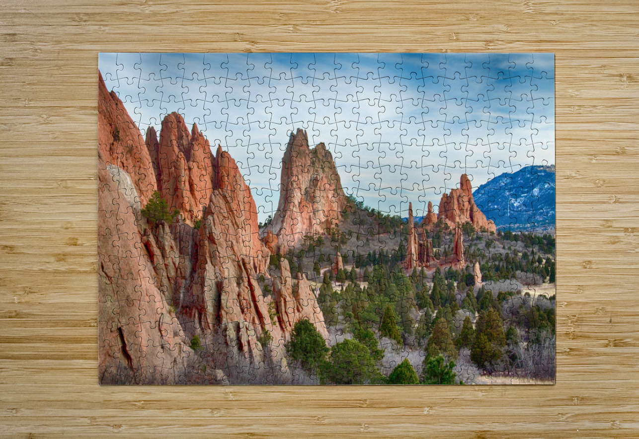Garden of the Gods  HD Metal print with Floating Frame on Back