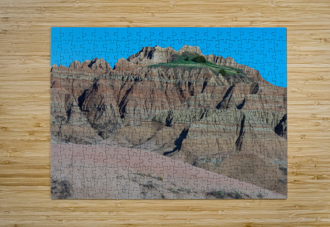 Contrasting Colors and Textures in the Badlands of South Dakota Bo Insogna Puzzle printing