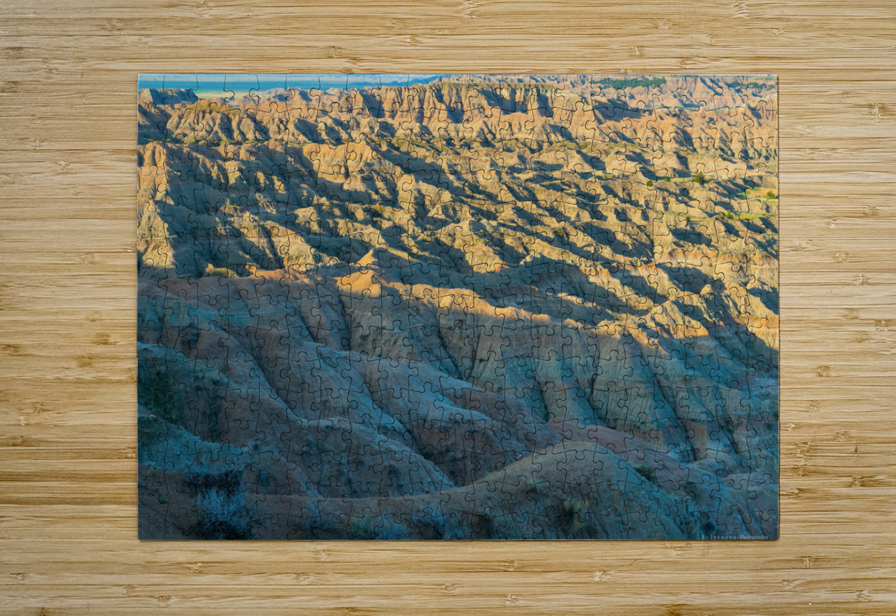 Canyon Majesty Breathtaking Badlands Landscape of South Dakota Bo Insogna Puzzle printing