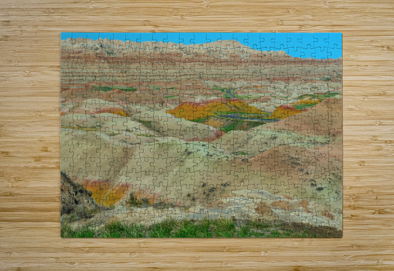 Discover the Vibrant Beauty of Badlands National Park SD Bo Insogna Puzzle printing