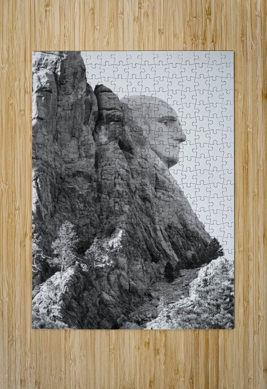Silent Majesty George Washingtons Profile at Mount Rushmore Bo Insogna Puzzle printing