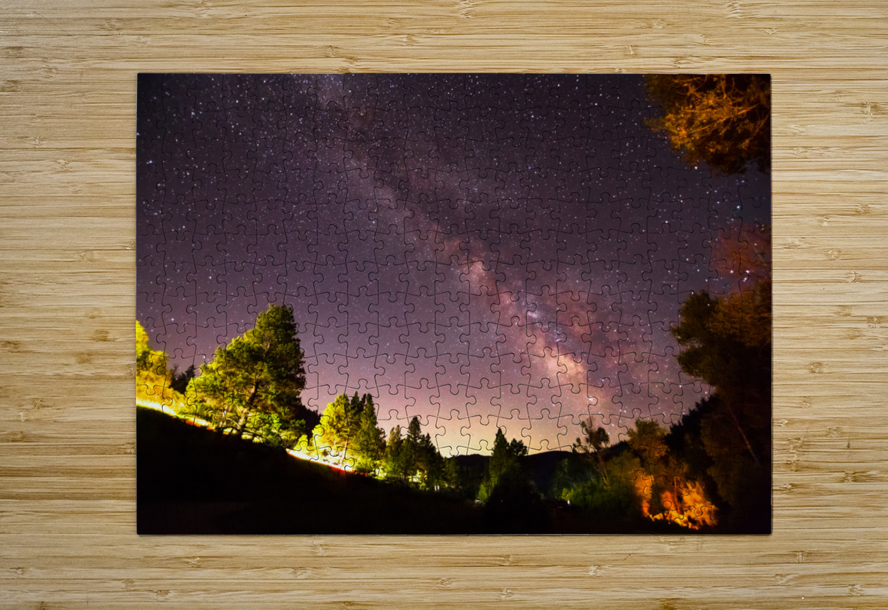 Milky Way Night Sky Astrophotography Colorado Rocky Mountains Bo Insogna Puzzle printing