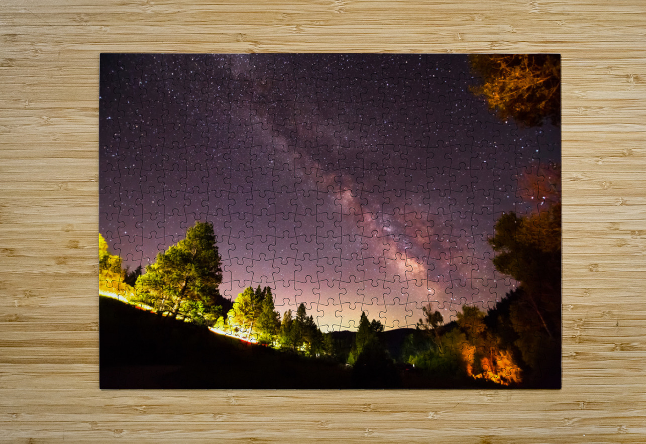 Milky Way Night Sky Astrophotography Colorado Rocky Mountains Bo Insogna Puzzle printing