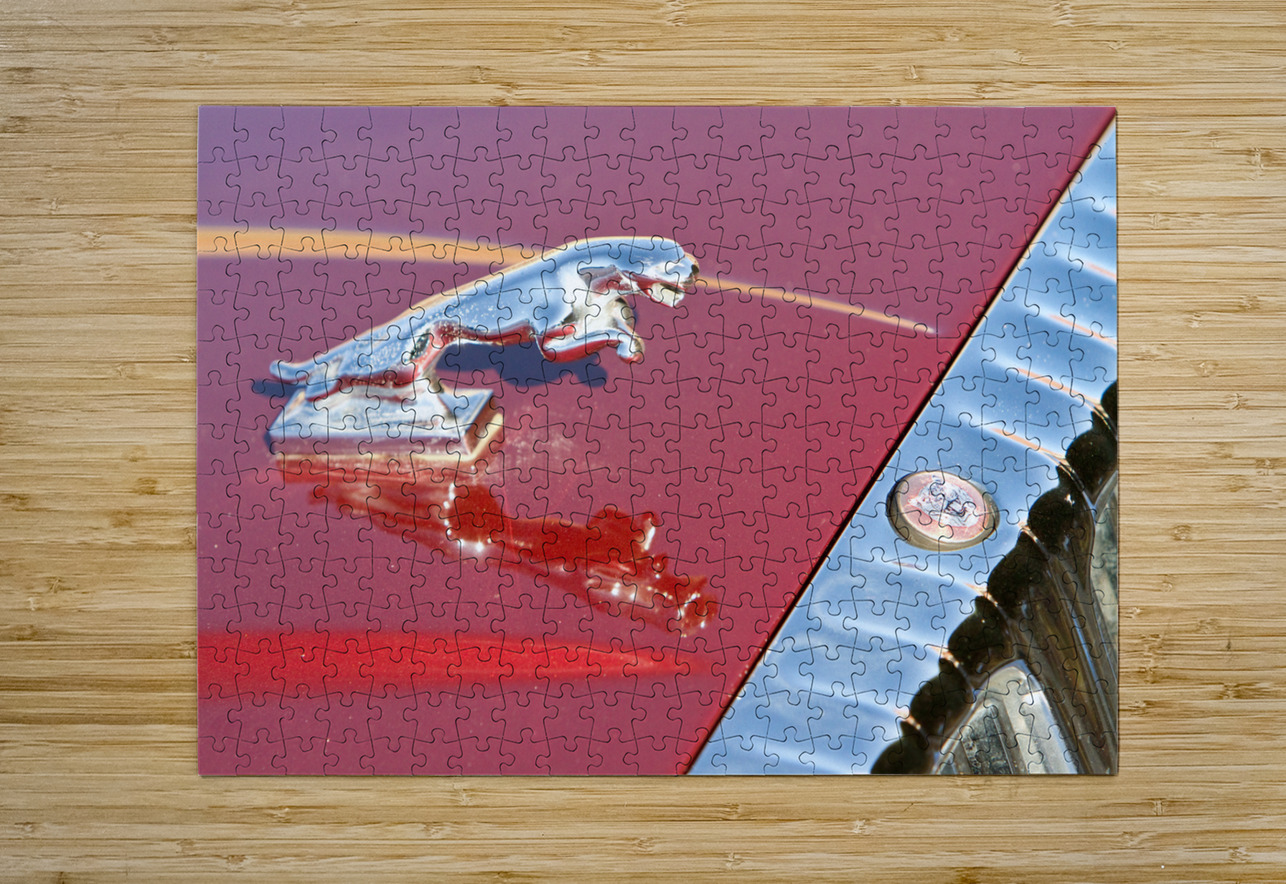 Jaguar Hood Ornamen and Emblem Bo Insogna Puzzle printing