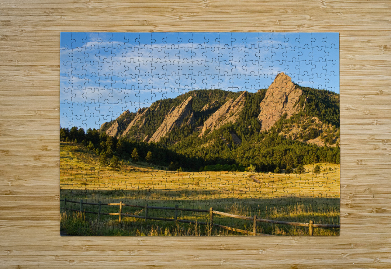 Flatirons from Chautauqua Park Bo Insogna Puzzle printing