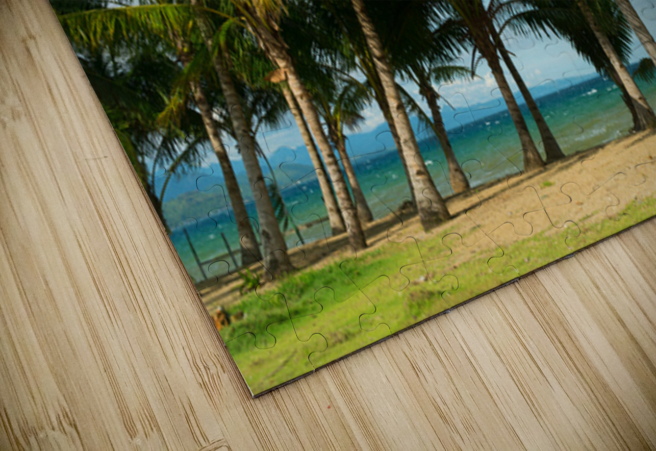 Stunning Palm Trees Swaying on the Shores of Negros Oriental Bo Insogna Puzzle