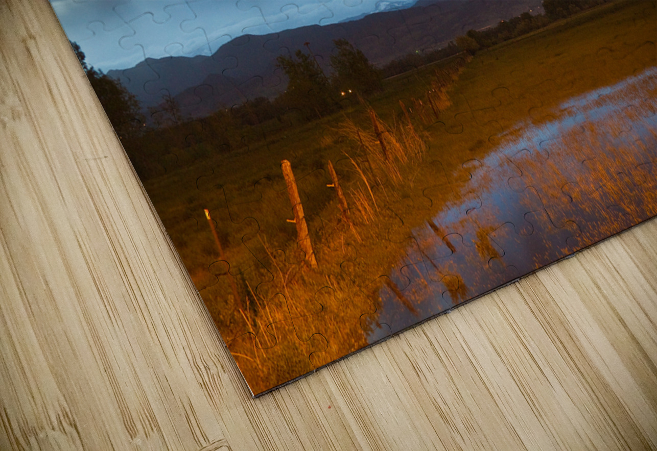 Lightning Striking Longs Peak Foothills 5 Bo Insogna Puzzle